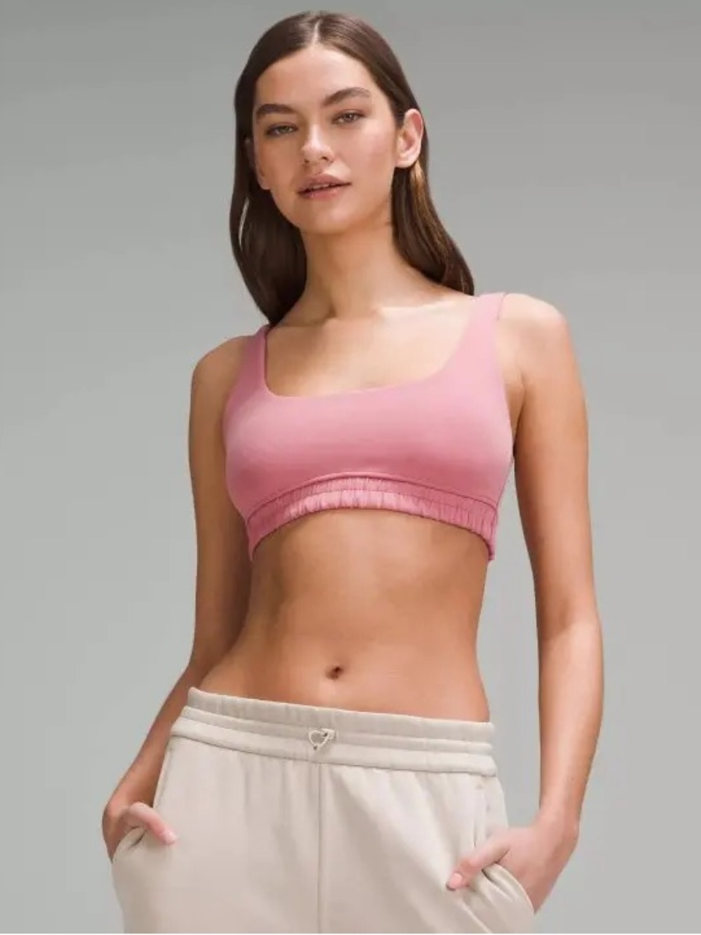 Lululemon Softstreme Scoop-Neck Bra B/C Briar Rose Size 8